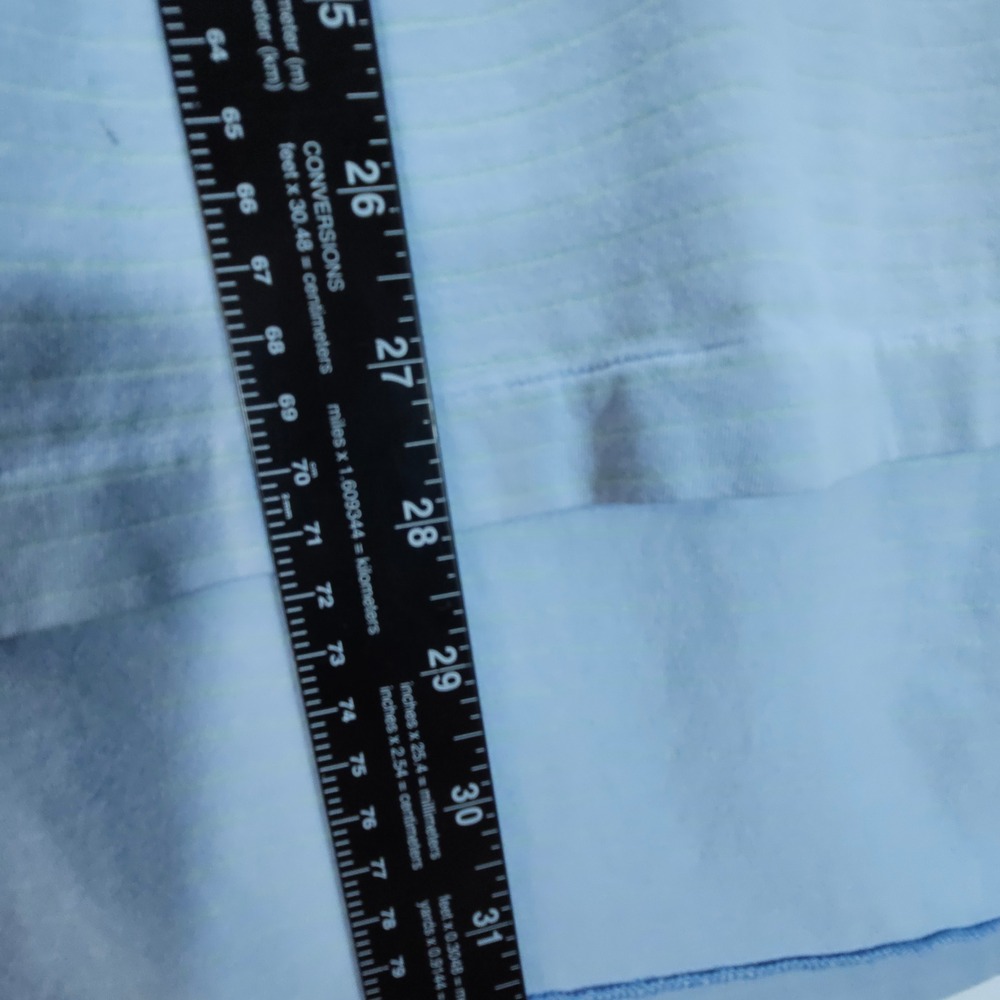 Streetwear Polo Golf Ralph Lauren Mens L Light Blue Stretch Lisle Pocket Polo - Picture 4 of 5